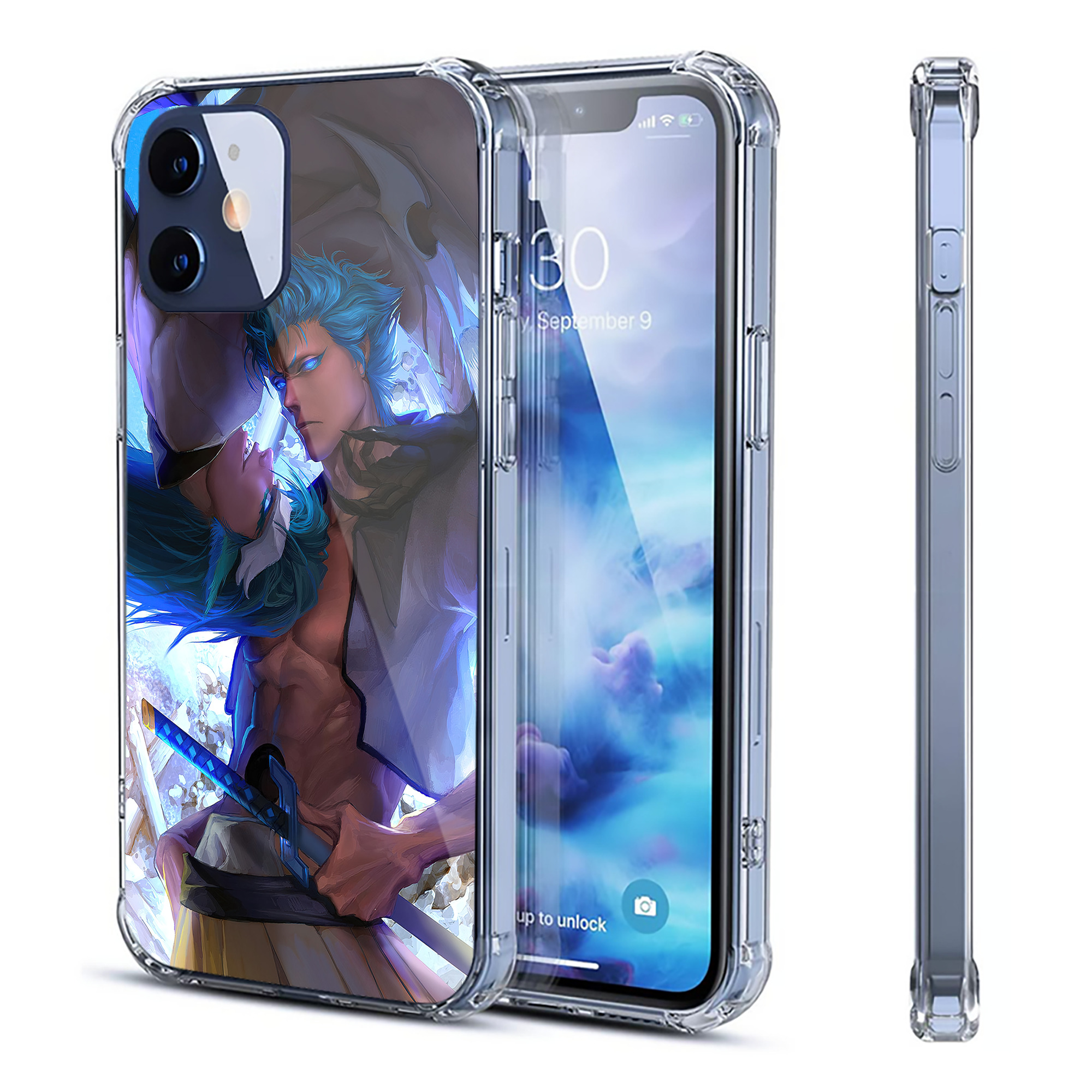 （画像用） ブリーチ BLEACH 【iPhone 12シリーズ対応】透明スマホケース（クリアソフトケース）